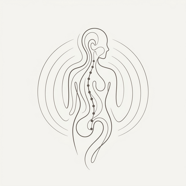 Energy medicine illustration